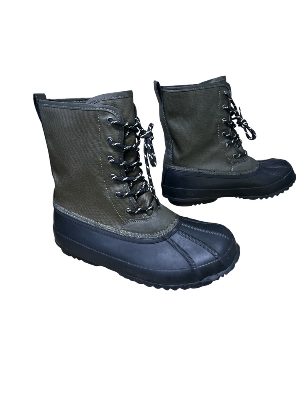 Goodfellow & Co Thermolite Duck Boots, Color Olive & Black, Size 9